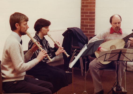 The Arden Consort at a Midlands Early Music Forum event - 1980s