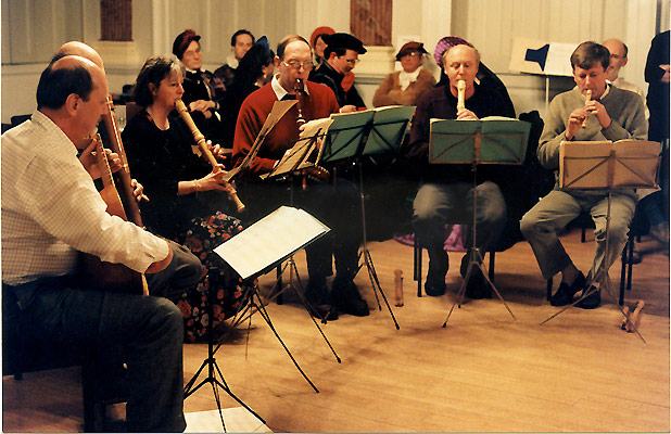 The Arden Consort at Midlands Early Music Forum Revels at Warwick - mid-1990s